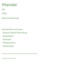 Pharisäer