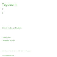 Tagtraum