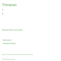 Trimaran