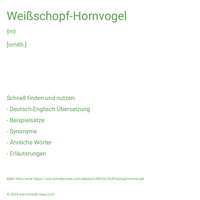 Weißschopf-Hornvogel