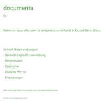 documenta