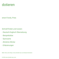 dotieren