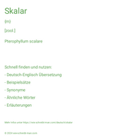 Skalar