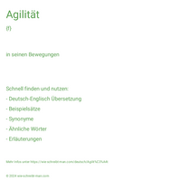 Agilität