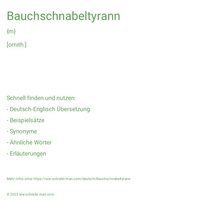 Bauchschnabeltyrann