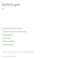 Bilderbogen