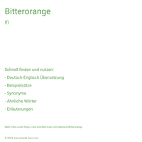 Bitterorange