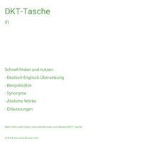 DKT-Tasche