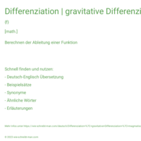 Differenziation | gravitative Differenziation | magmatische Differenziation