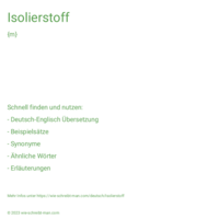 Isolierstoff