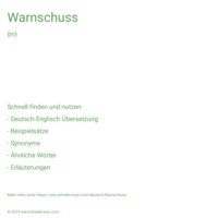 Warnschuss