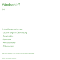 Windschliff