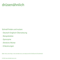 drüsenähnlich