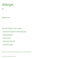 Allergie