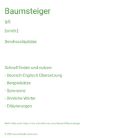 Baumsteiger