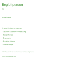 Begleitperson