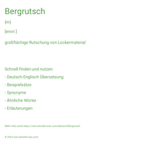 Bergrutsch