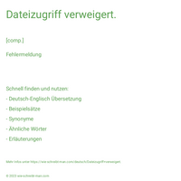 Dateizugriff verweigert.