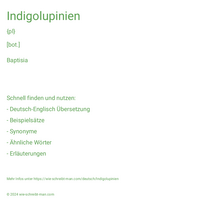 Indigolupinien