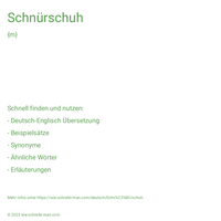 Schnürschuh