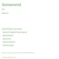 Sonnenwind