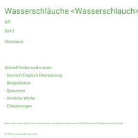 Wasserschläuche <Wasserschlauch>