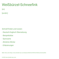 Weißbürzel-Schneefink