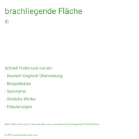 brachliegende Fläche