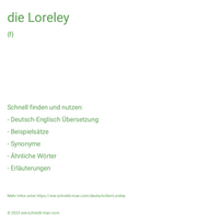 die Loreley