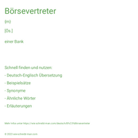 Börsevertreter