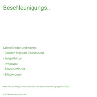 Beschleunigungs…