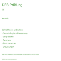 DFB-Prüfung