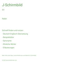 J-Schirmbild