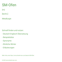 SM-Ofen