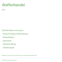 Waffenhandel