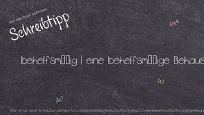 Wie schreibt man behelfsmäßig | eine behelfsmäßige Behausung? Bedeutung, Synonym, Antonym & Zitate.