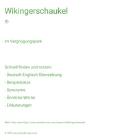 Wikingerschaukel