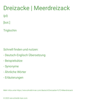 Dreizacke | Meerdreizack