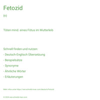 Fetozid