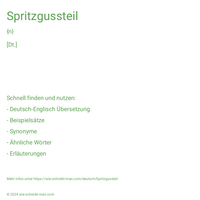 Spritzgussteil