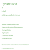 Synkretistin