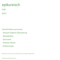 epikureisch