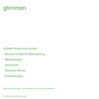 glimmen