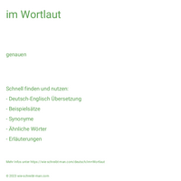 im Wortlaut