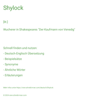 Shylock