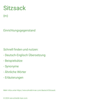 Sitzsack