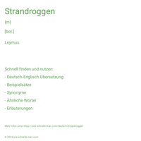 Strandroggen