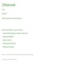 Zitteraal