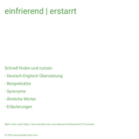 einfrierend | erstarrt