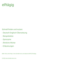 elftägig